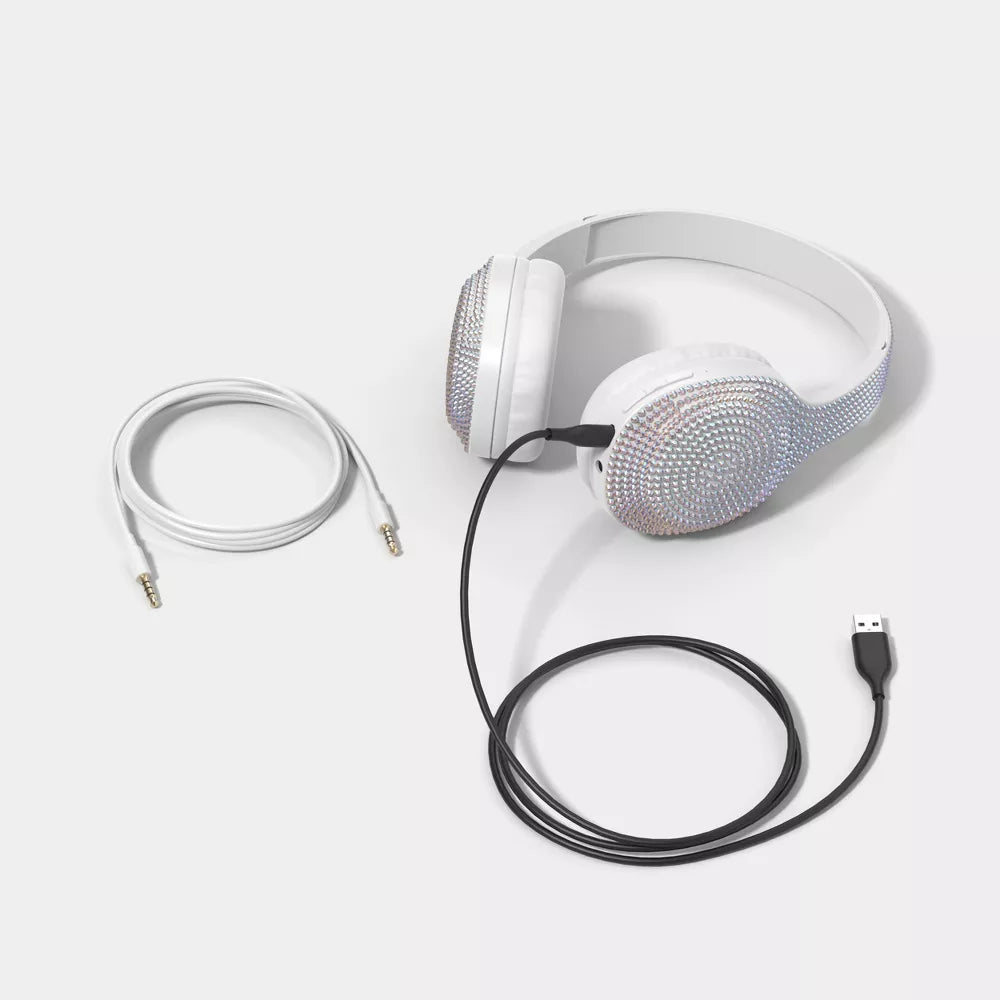 Decorative Bluetooth On-Ear Headphones With Padded Ear Cushions