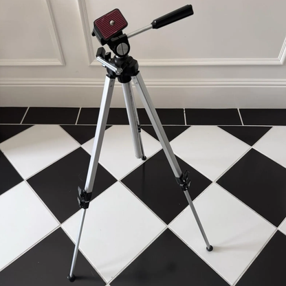 Multi-Angle Pan Tilt Camera Tripod, Telescopic Adjustable Three-Leg Shooting Support Bracket With Control Handle