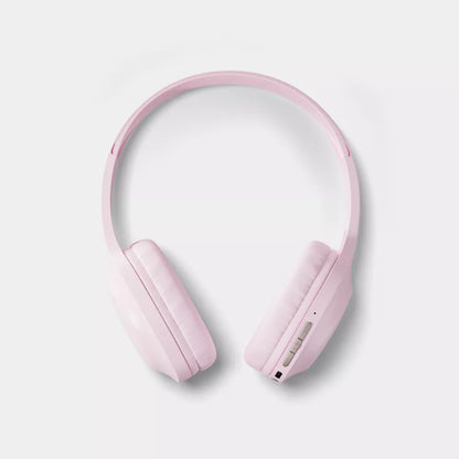 Lightweight Bluetooth 5.4 On-Ear Headphones with Wired Audio Support