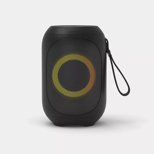 IPX4 Waterproof Portable Bluetooth Speaker with Ambient Light & Carry Strap