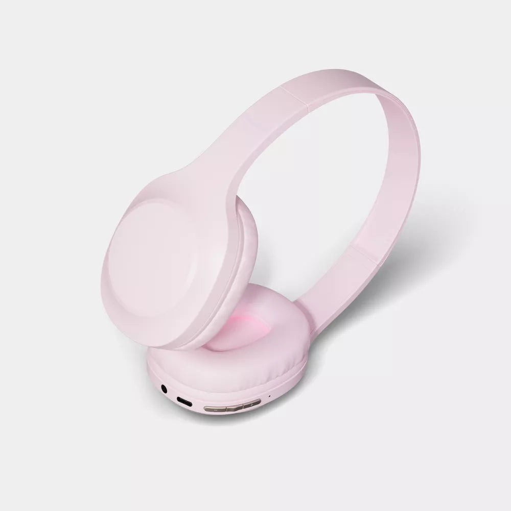 Lightweight Bluetooth 5.4 On-Ear Headphones with Wired Audio Support