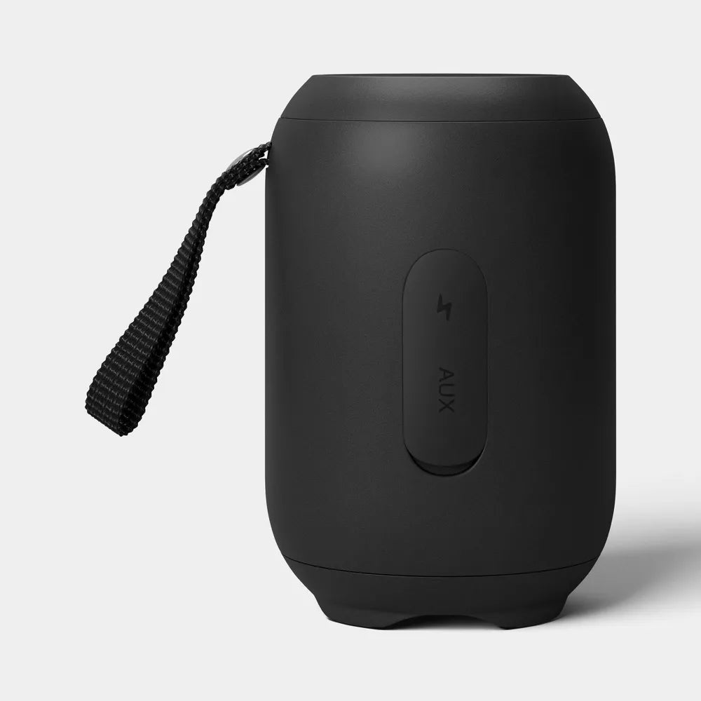 IPX4 Waterproof Portable Bluetooth Speaker with Ambient Light & Carry Strap