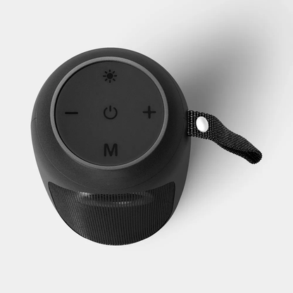 RGB Light IPX4 Waterproof Portable Bluetooth Speaker with Lanyard